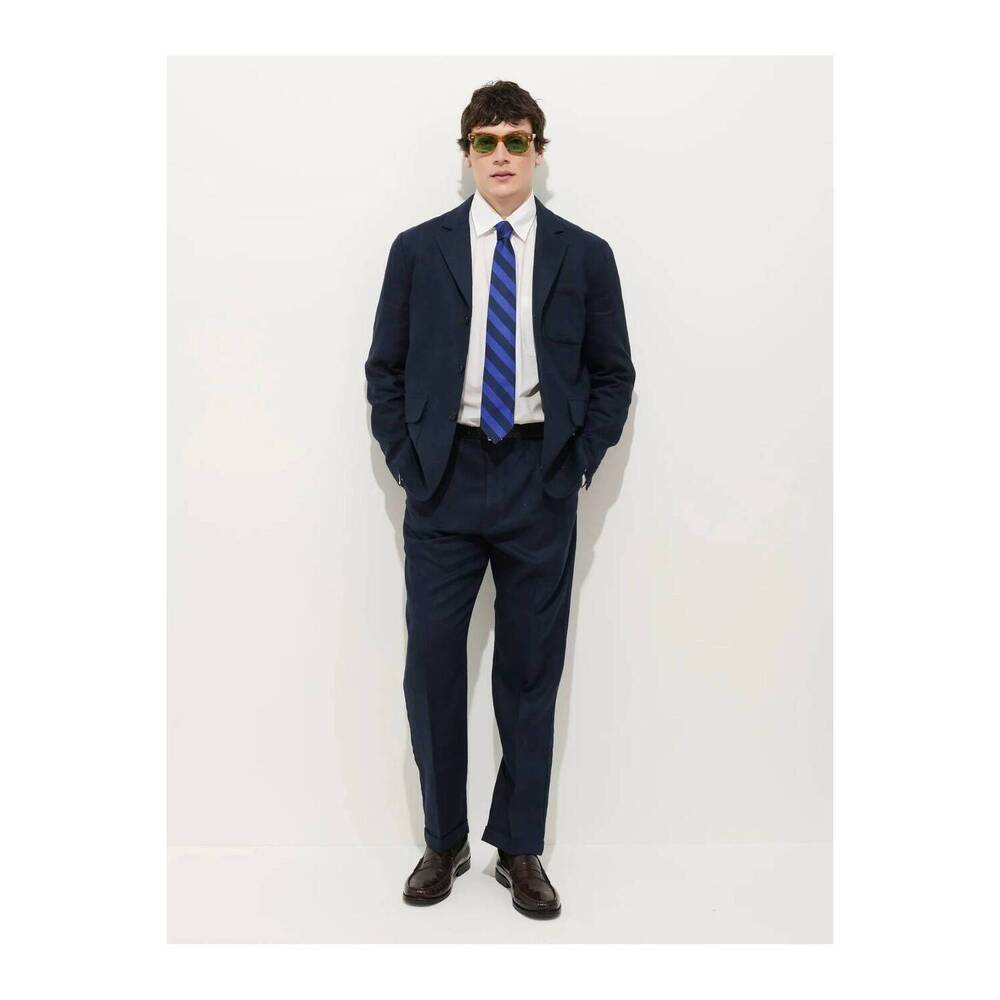 NEW ALEX MILL mercer linen jacket lightweight blazer in navy